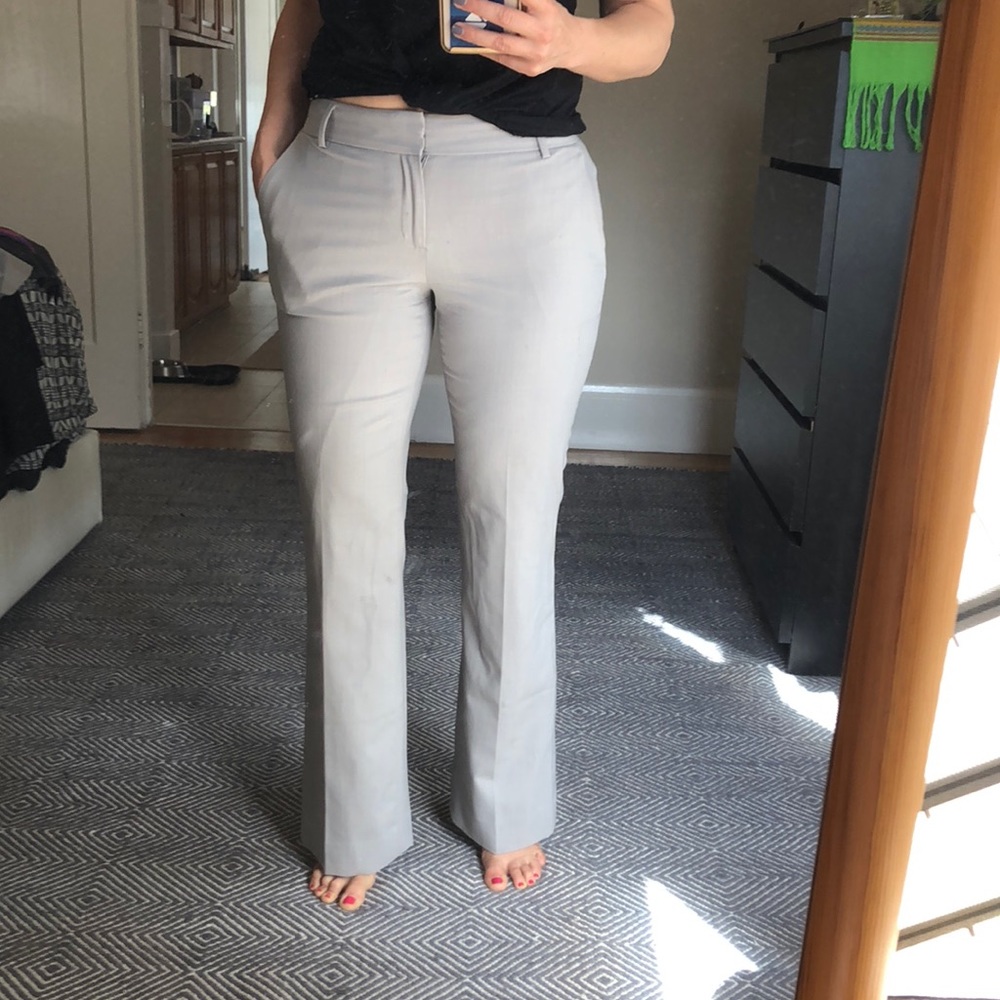 Light grey BR Martin fit trousers size 4.
